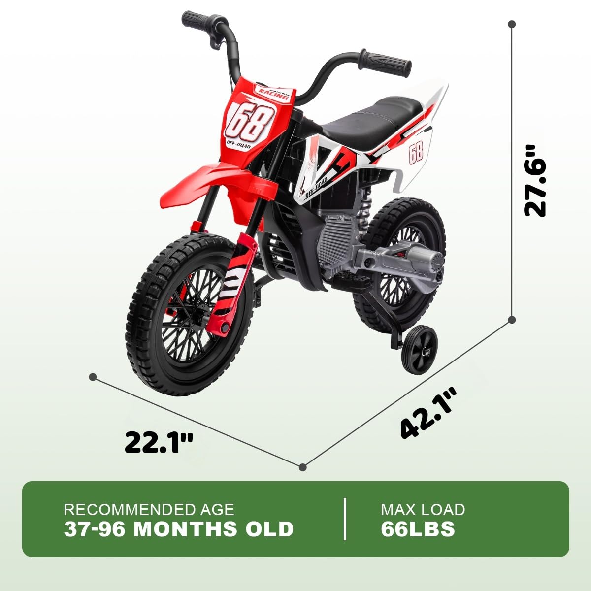 12V Electric Kids Motorcycle, Ride on Motorcycle