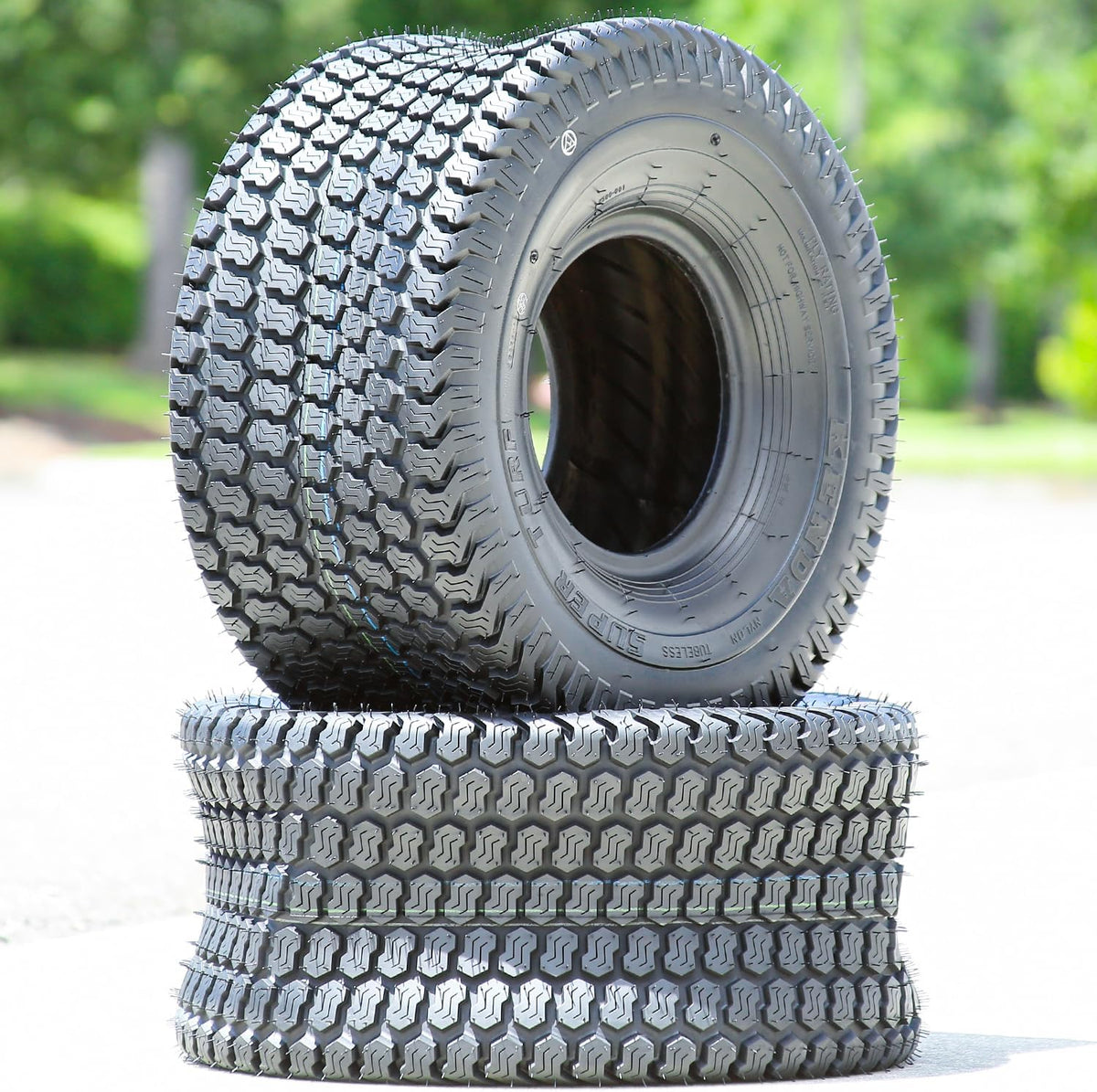 2 x Kenda K500 Super Turf 23X10.50-12 90A3 4 Ply Bias Tires